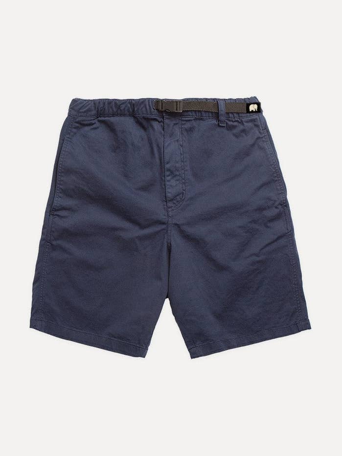 Ecodye Climbershorts aus Baumwolle Marineblau für den Großhandel von Trendsplant Clothing