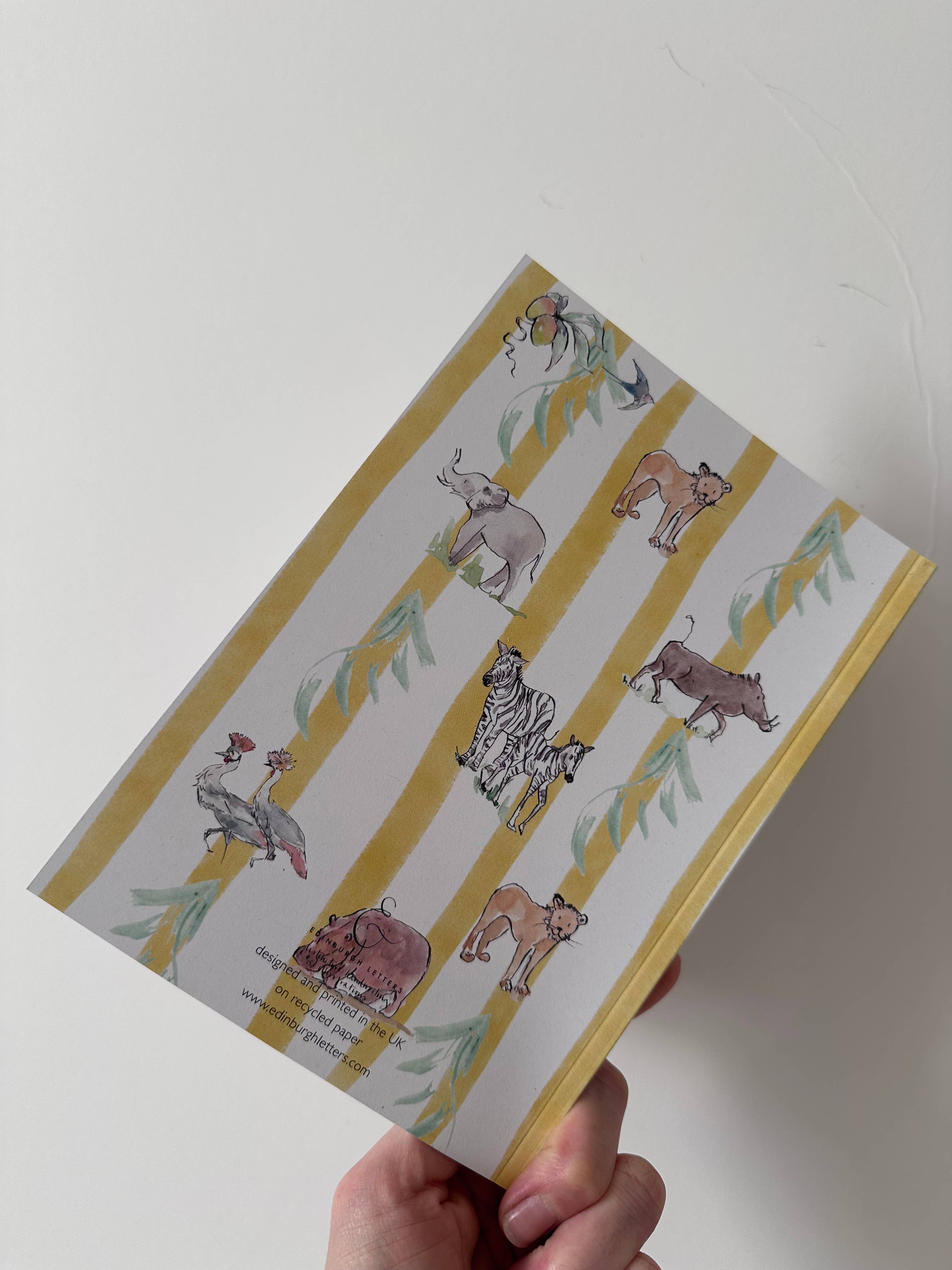 Edinburgh Letters – wholesale Notebook – 'Safari' A5 Notebook4