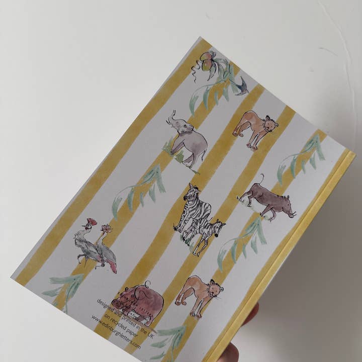 Edinburgh Letters – wholesale Notebook – 'Safari' A5 Notebook4
