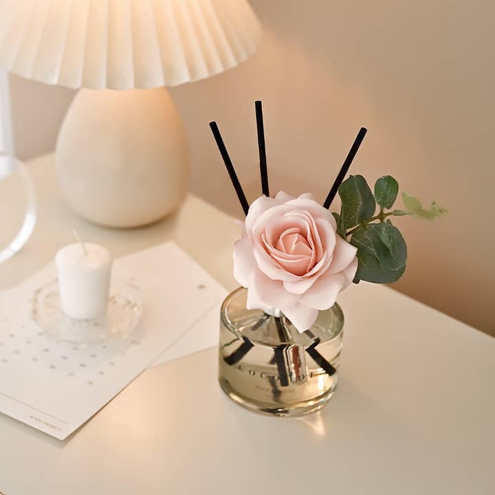 Cocodor Italy srl - Wholesale Reed Diffuser - Cocodor Rose Diffuser 120ml (4.0oz) Rose Perfume Fragrance