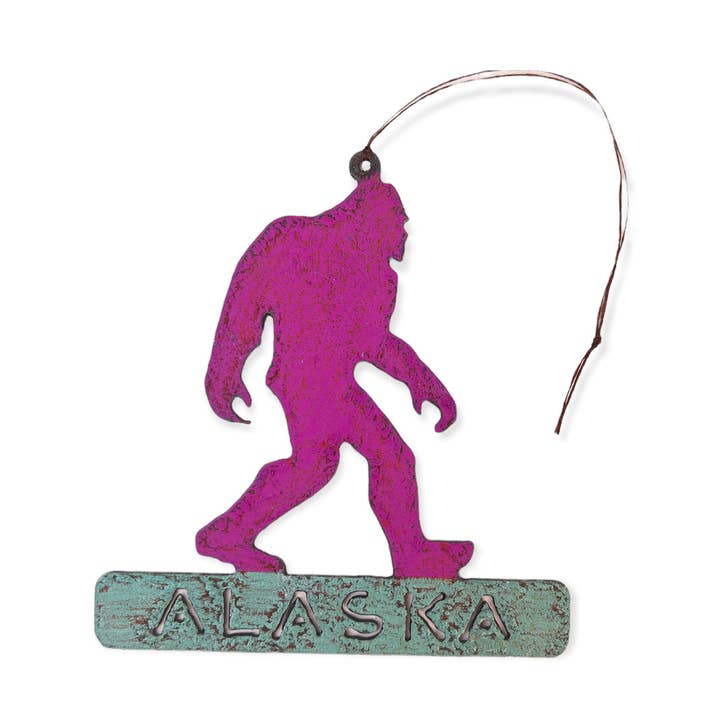 Bigfoot-prydnad Namndropp Sasquatch yeti anpassade metaller söt för wholesale av Whimsies