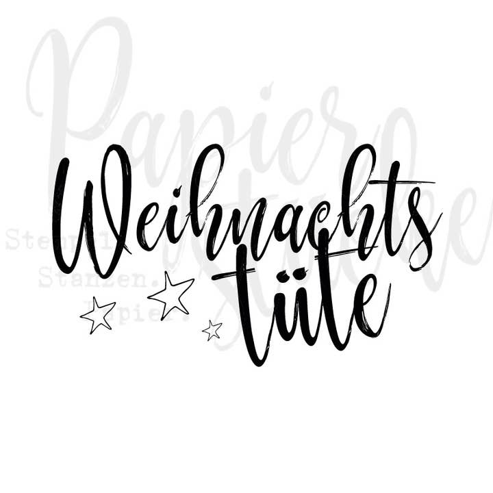 Tampon : Sac de Noël pour la vente par Papierstücke