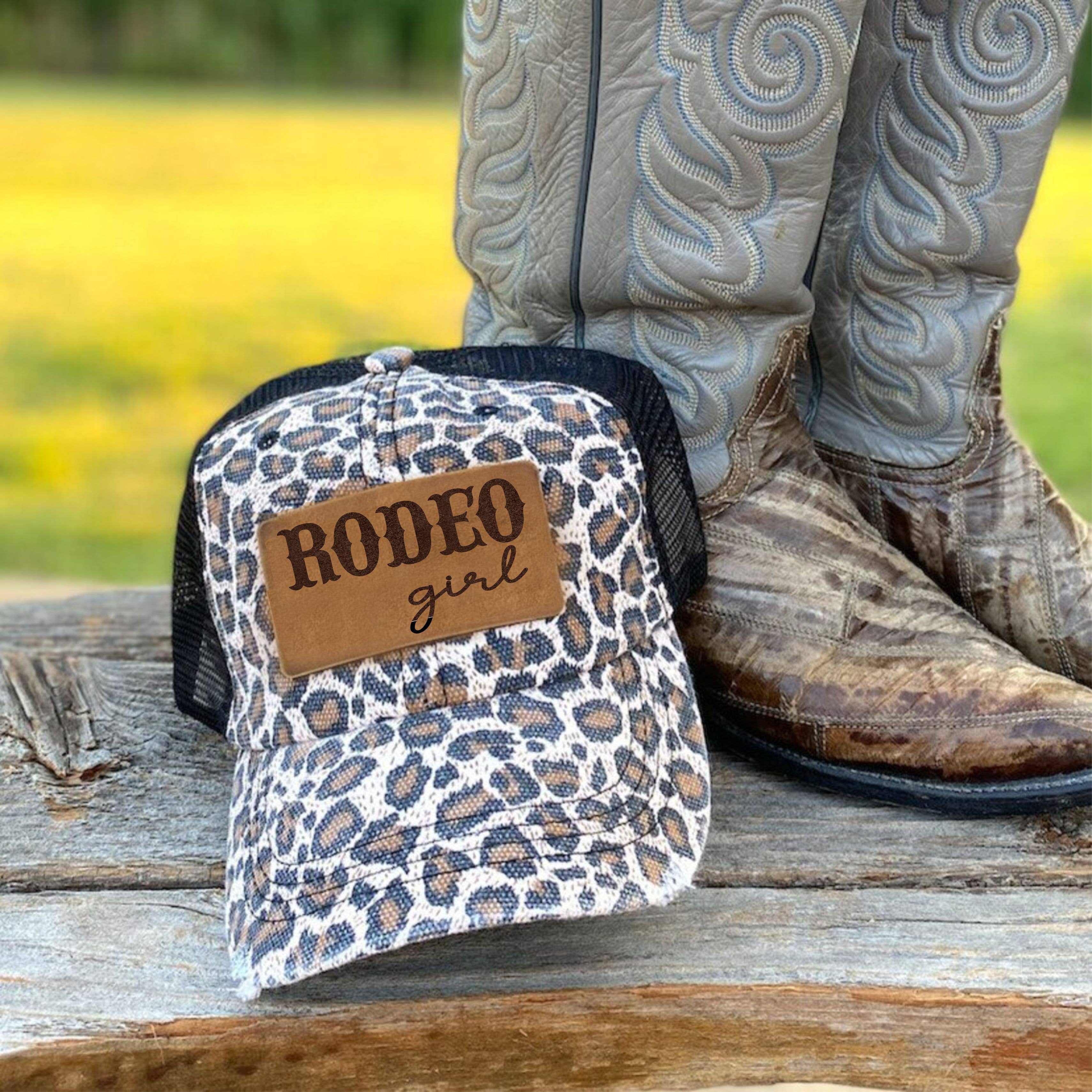 The Hometown Company - Vente Casquette de camionneur – femme - Casquette en cuir Rodeo Girl