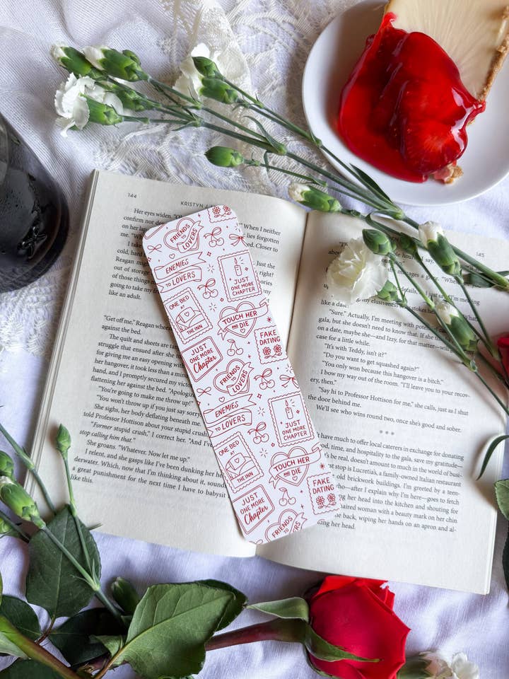 Romance Tropes Bookmark for wholesale by gigiandbo