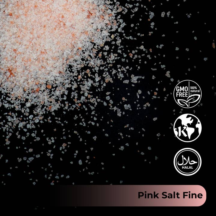 Himalayan Secrets - Wholesale Salt - 44 Lbs Edible Himalayan Dark Pink Salt FINE (0.3-0.5mm)1