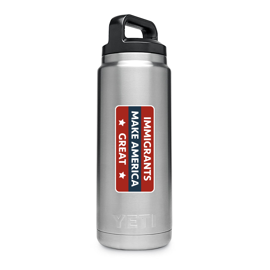 Discovery Stickers - Wholesale Sticker - Immigrants Make America Great Sticker4