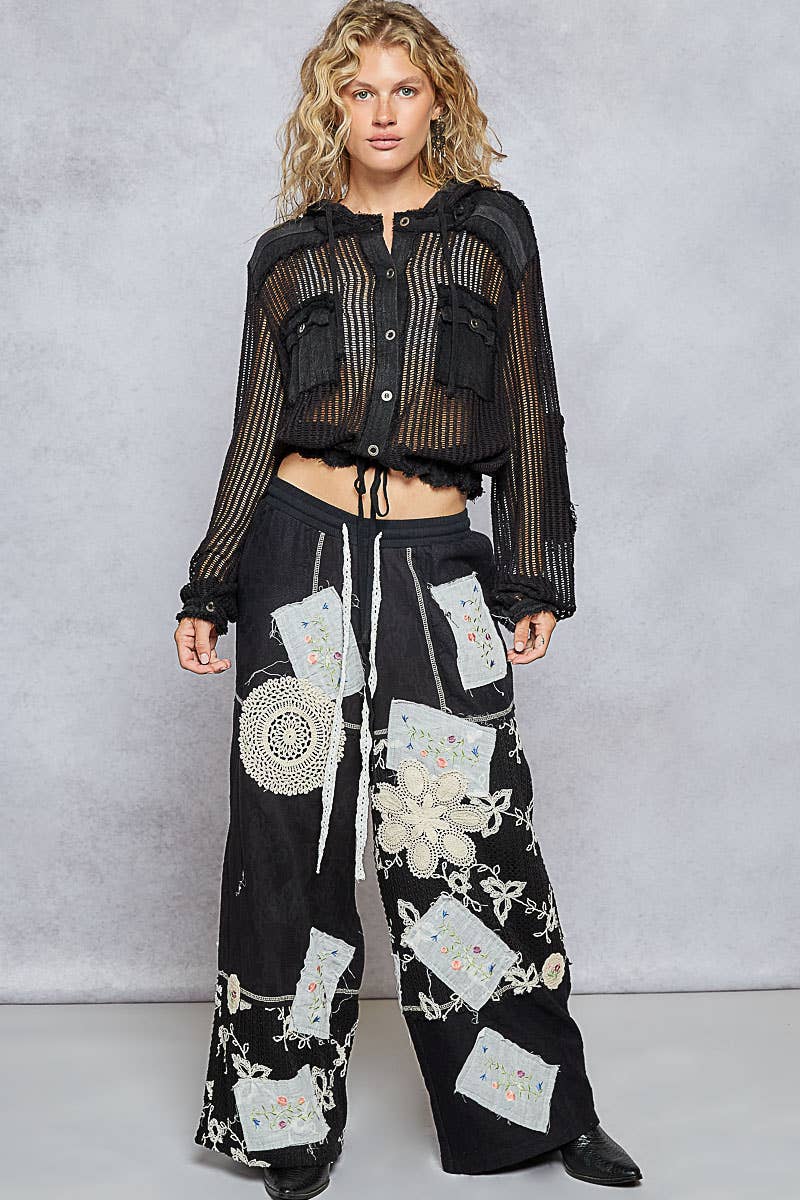 Pol Clothing - Vente Chemise à col boutonné – femme - Vente de chemise à capuche ouverte avec boutons et poches avant.24