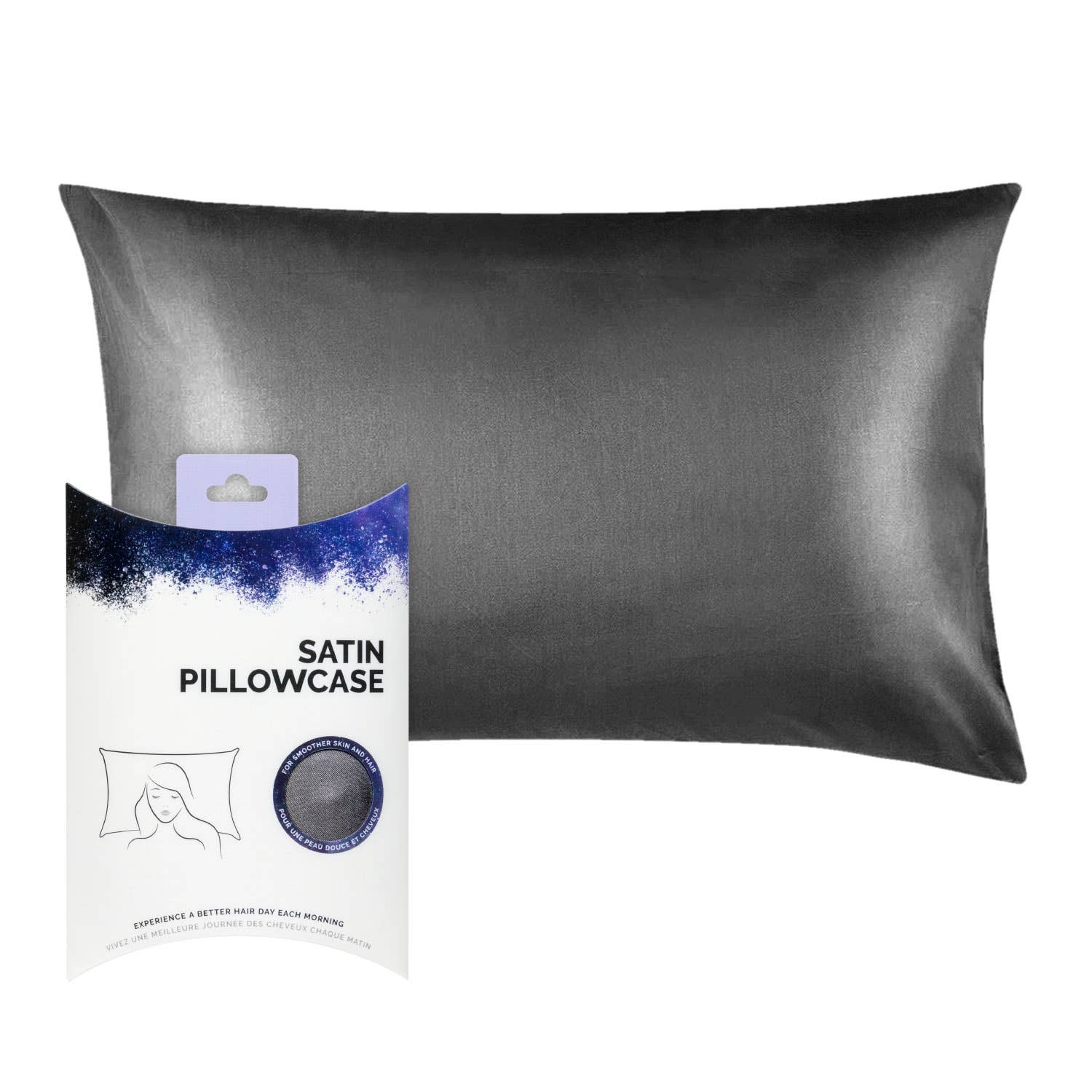 Lindo - Wholesale Bedding pillowcase/sham - Mercer Studios Satin Pillowcase - 26in x 20in - Smooth Hair3
