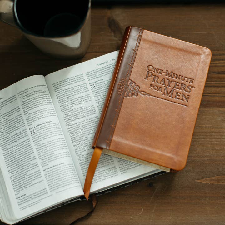 Harvest House Publishers Gift & Specialty Books - Wholesale Religion - One-Minute Prayers for Men (Milano Softone)3