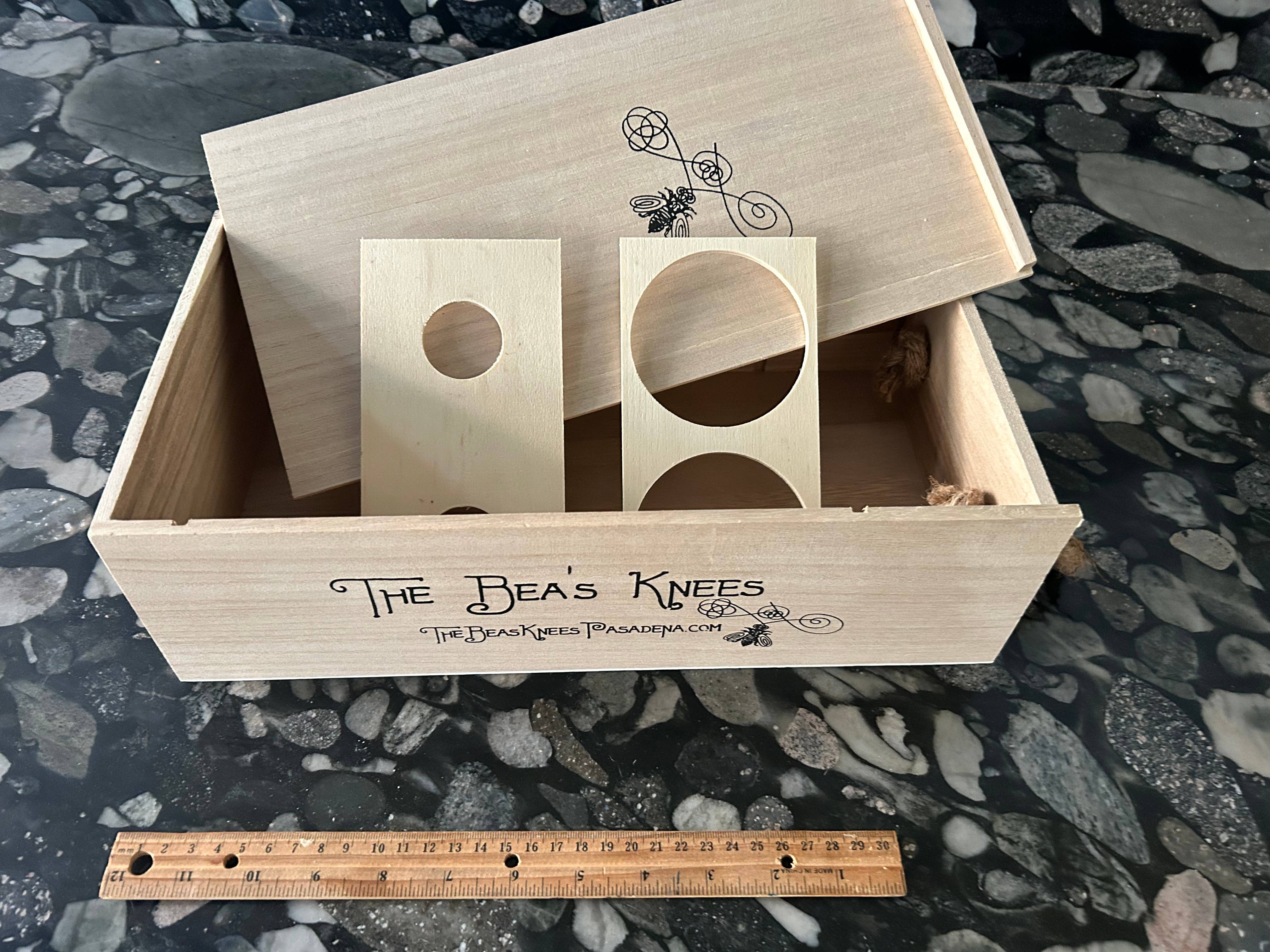 Beyond The Olive - Vente Pochette cadeau pour bouteille de vin - Caisse à vin pour 2 bouteilles de 750 ml2