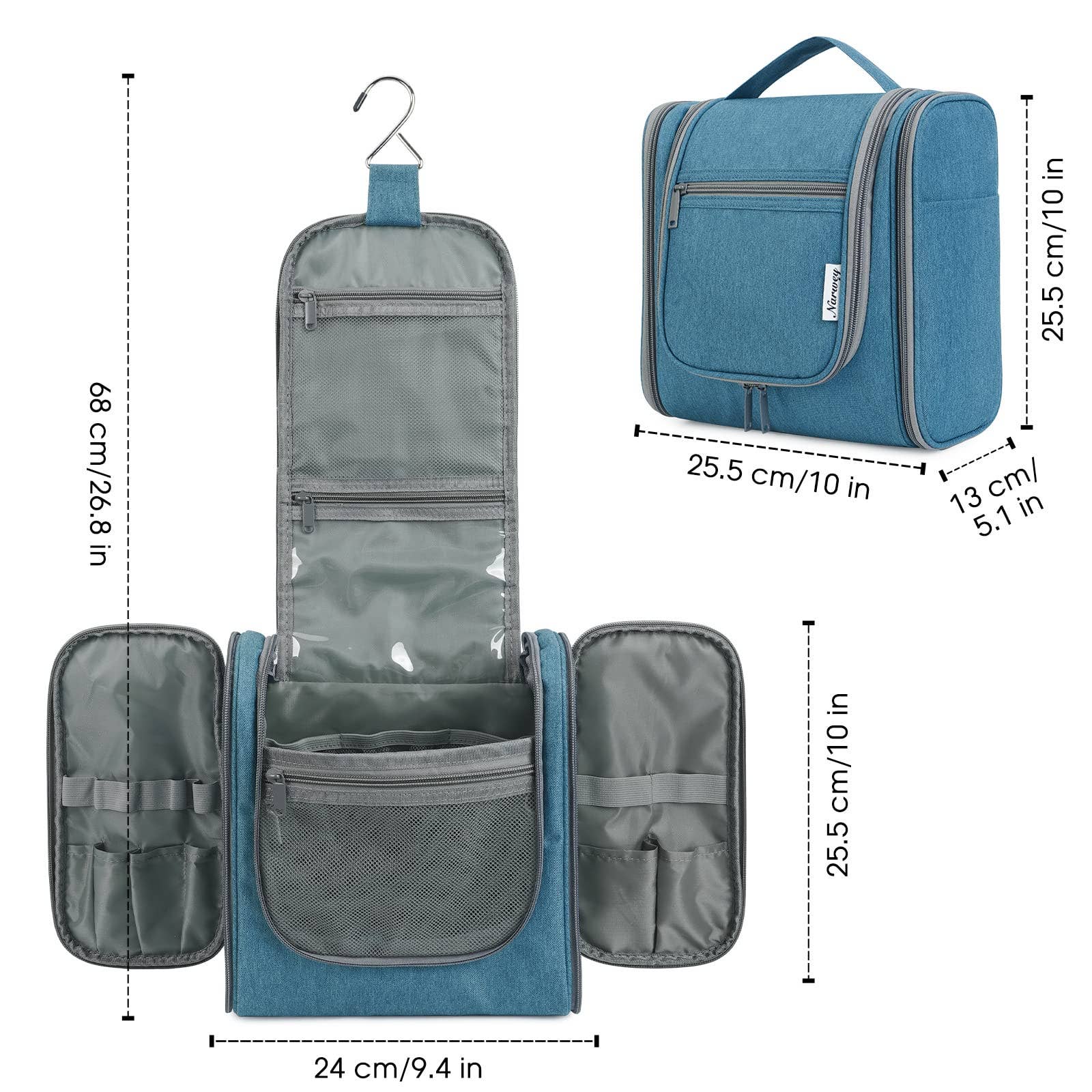 wandf - Wholesale Toiletry bag – women's - NW5126 Travel Toiletry Cosmetic Bag With Handle Women Gift111