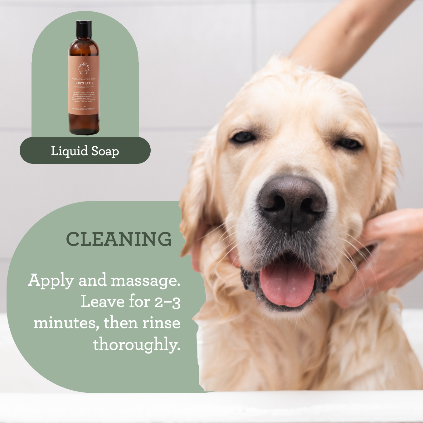 Generosa - Wholesale Pet Shampoo - Dog - Generosa Dog’s Bath – Olive & Shea Liquid Soap 200 ml2