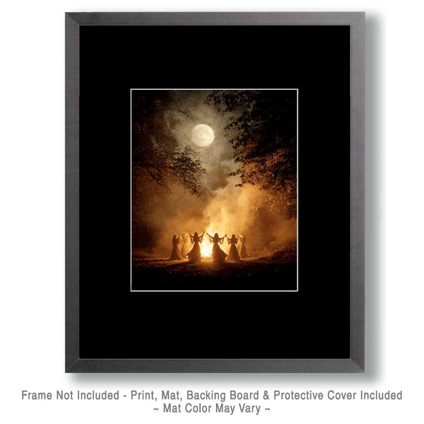 Mowbi – wholesale Konsttryck – Wicca-kraft Halloween Konsttryck - 8"x10" Konstverk1