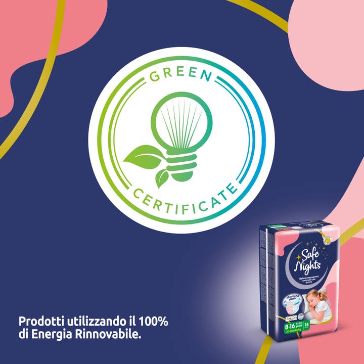 Babylino – Fralda (não de pano) - Bebé por atacado – Babylino Safe Nights Noite, Menina 8-16 anos, 14 Unidades13