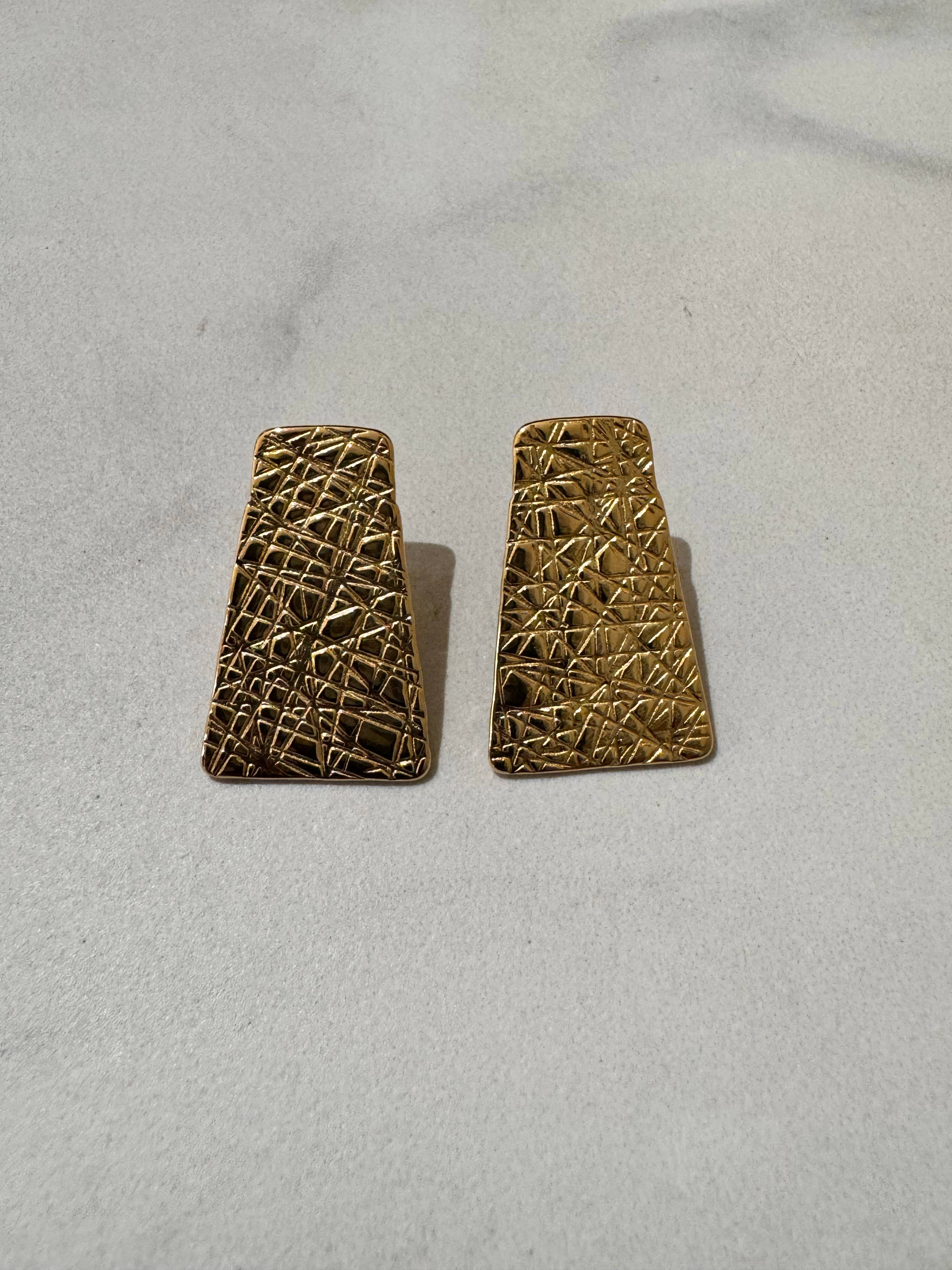 Cassette Barcelona - Wholesale Stud/Post Earrings - Lexter Stainless Steel Geometric Earrings