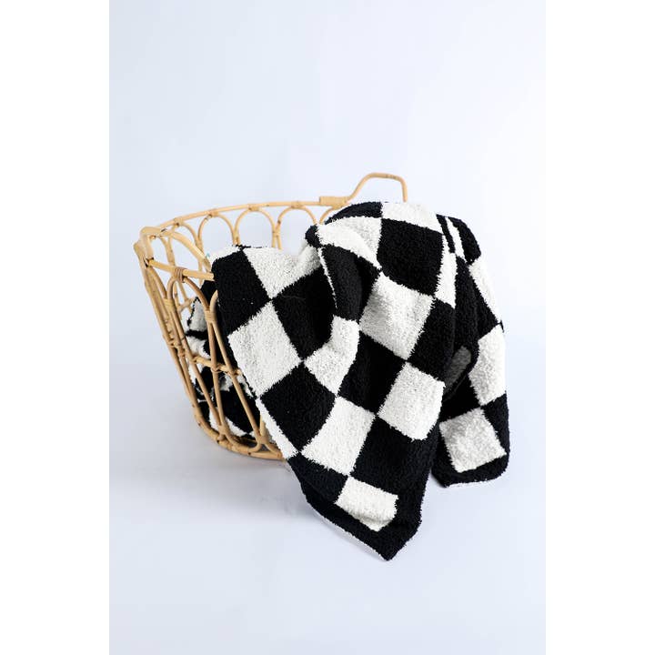 1 the Woman - Wholesale Throw Blanket - Plush Checkered Print Sofa Blanket 50*60inch9