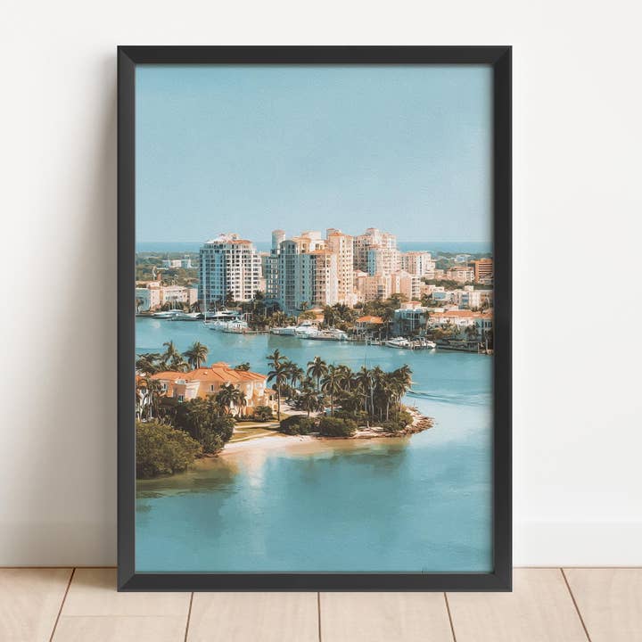 Sarasota, USA – Akvarel Kunsttryk for engroshandel hos Premium Travel Art