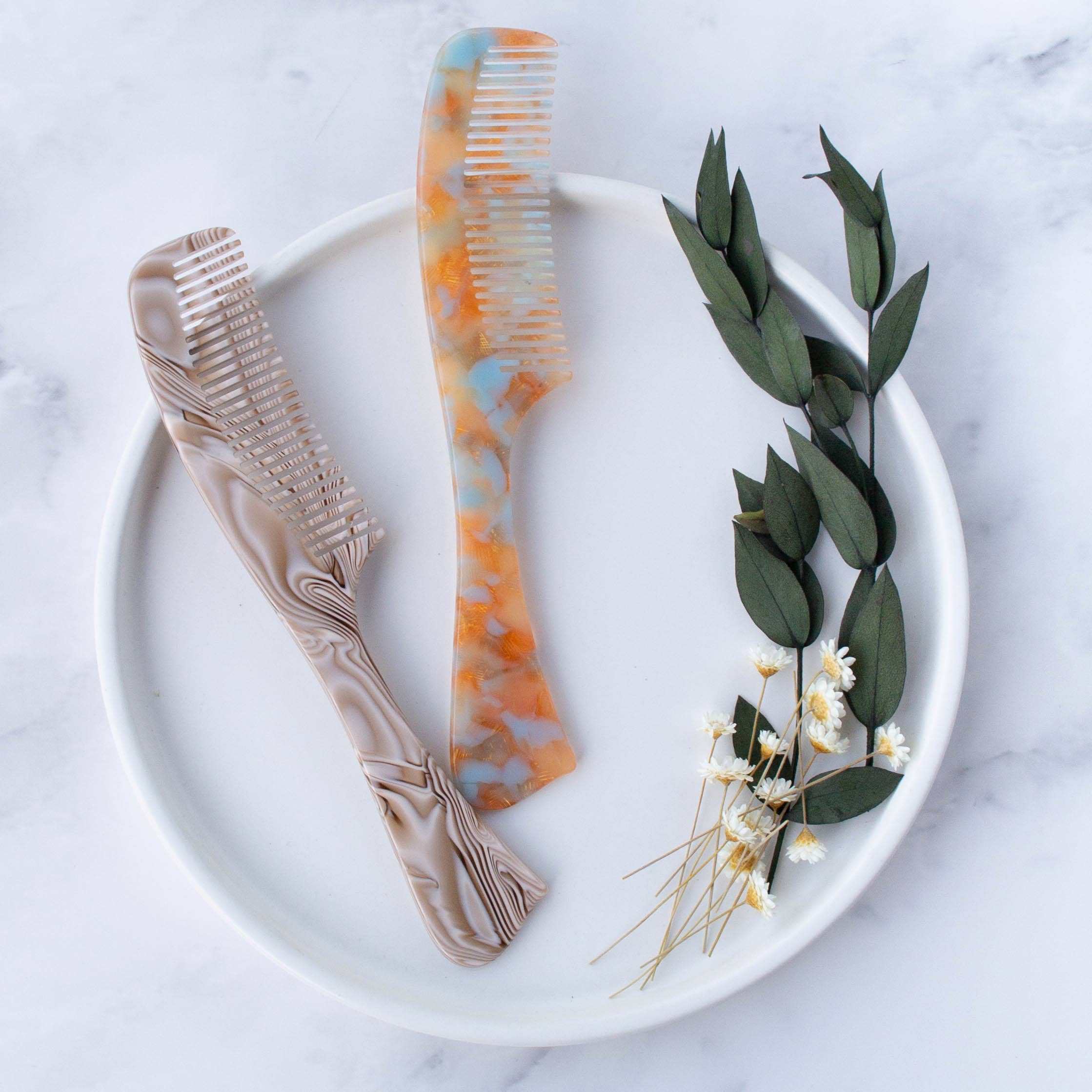 Tiepology - Wholesale Hair Brush/Comb - Eco Hatchet Cellulose Hair Comb12