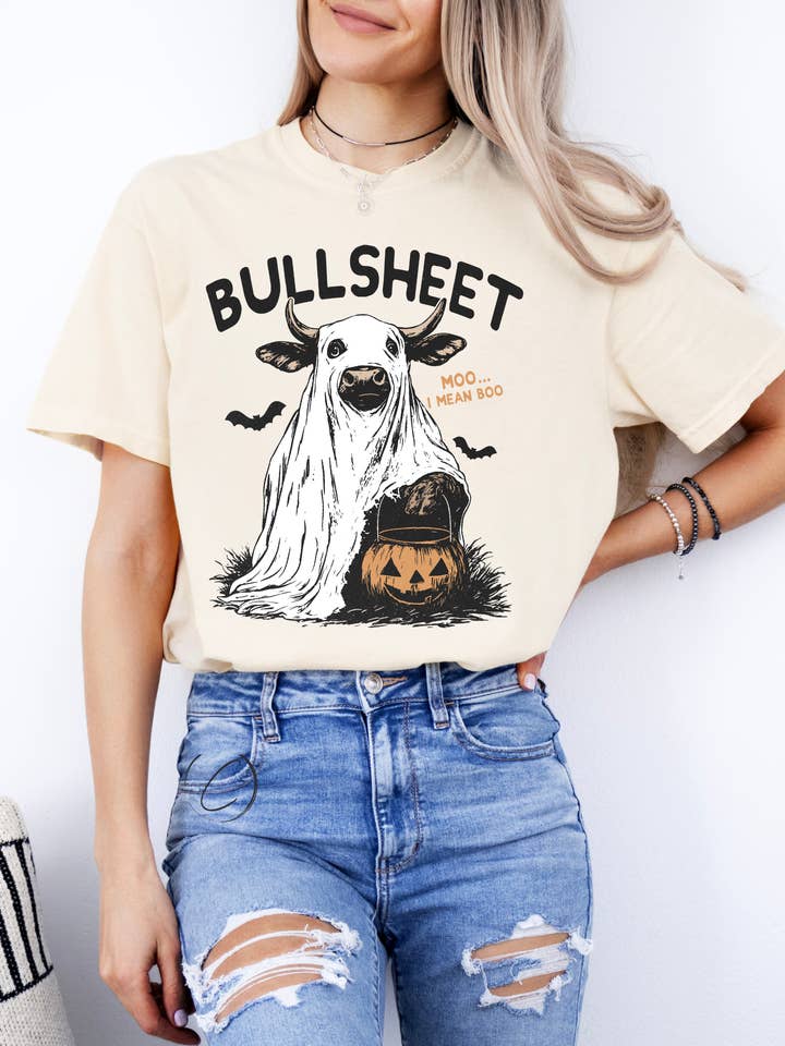 Bull Sheet Graphic Tee for wholesale by CMD Wholesale