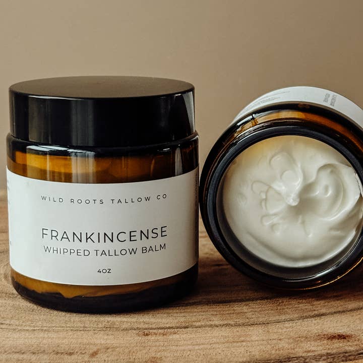 Wild Roots Tallow Co. - Wholesale Facial Moisturizer - Frankincense Tallow Face + Body Balm