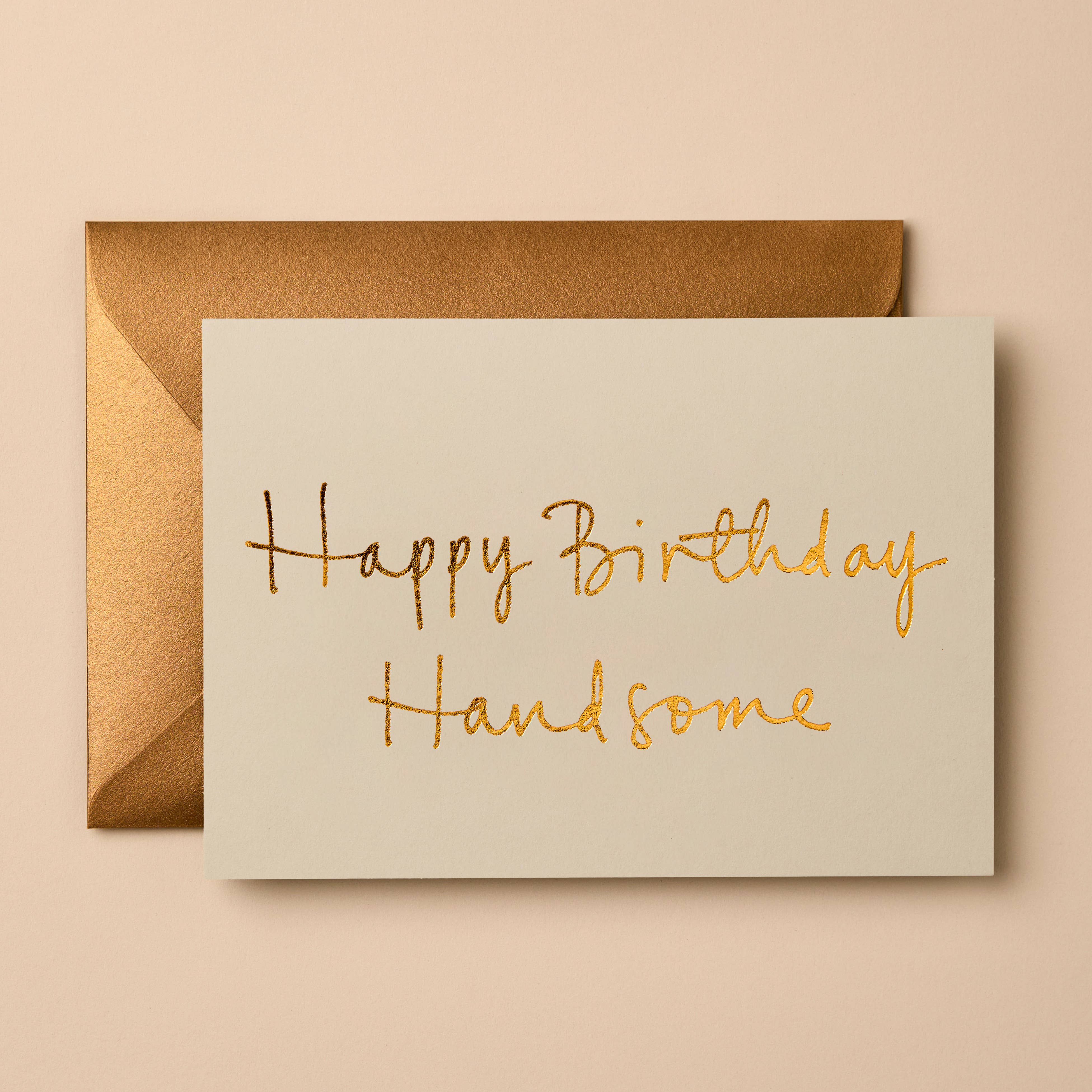 Gabrielle & Celine Greetings Cards UK and Europe – wholesale Birthday card – Happy Birthday Handsome | Birthday Card | Celebration Card0