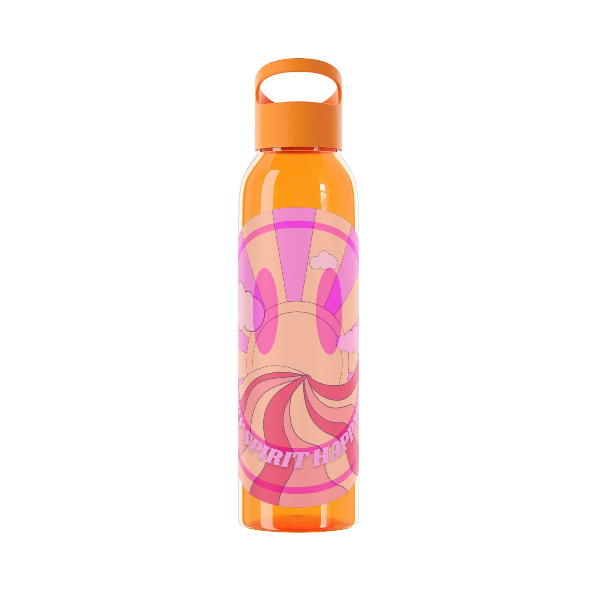 Happy Life Stuff – wholesale Water bottle – Aesthetic Happy Spirit Happy Life Water Bottle, Aesthetic Pink Bottle, Smile Face, Trendy Tumblr Bottle, Happy Mind Tumbler, BPA Fre12