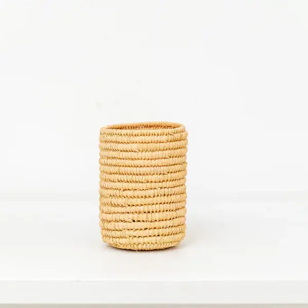 High crafty - Vente Paniers - Panier en paille de cumin marocain fait main – Petit tressé naturel0