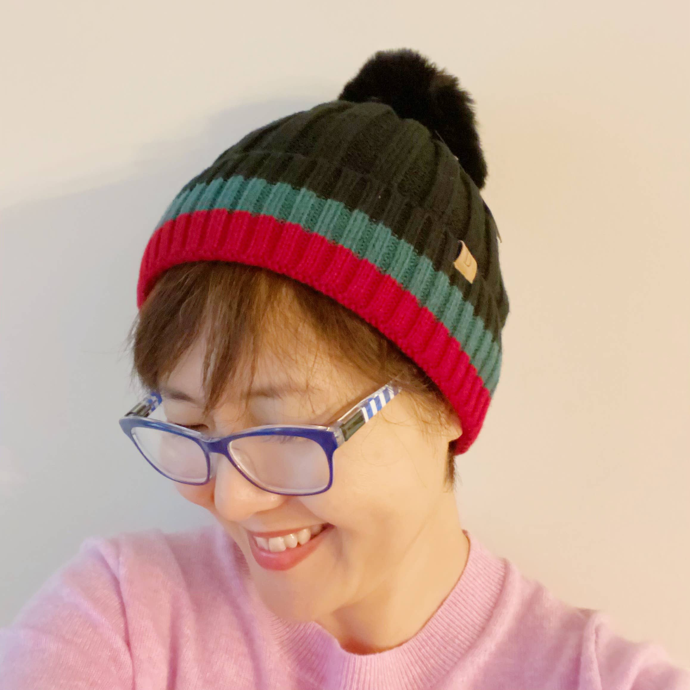 Ellison+Young - Wholesale Beanie - Women's - Deluna Stripe Beanie2