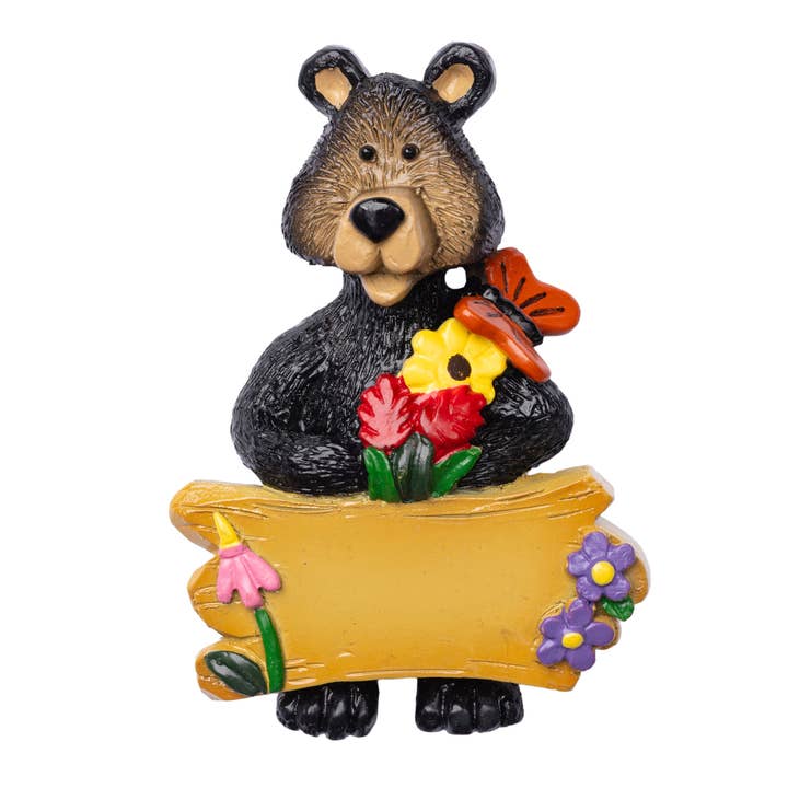 Blossom Bear Magnet for wholesale by Mother Moose Gifts