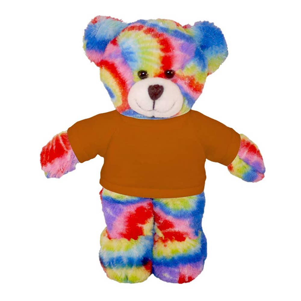 Plushland - Wholesale Stuffed/Plush Toy - Kids & Baby - 8″ Tie-Dye Custom Bear | Personalized Bear Stuffed Animal17