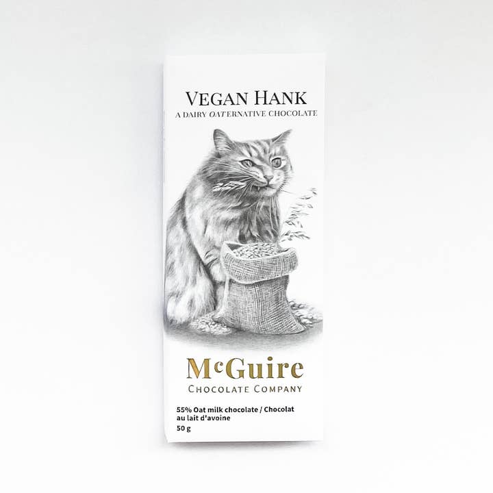 Vegan Hank for wholesale by McGuire Chocolate Company