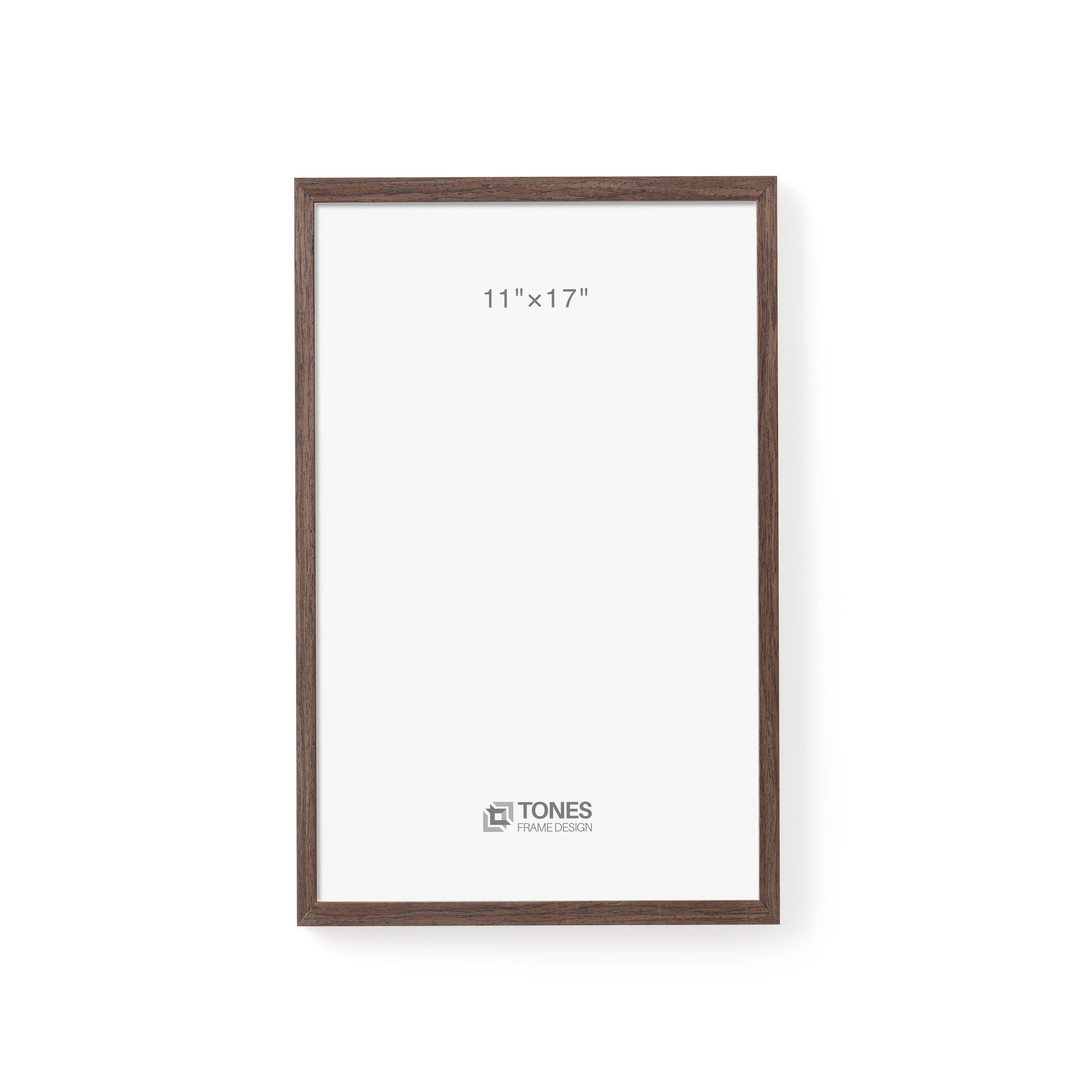 11x17 Oak Brown Dryades Wooden Frame for wholesale on Faire