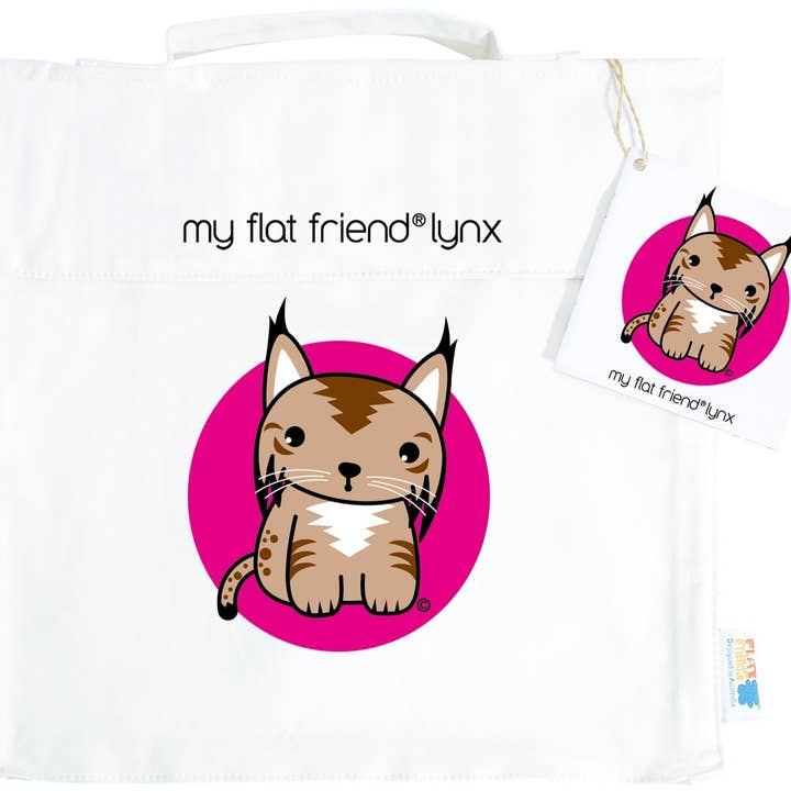 Flat Friends - Venta al por mayor Peluche - Niños y bebés - Juguete de piel de oveja lince ibérico Lola