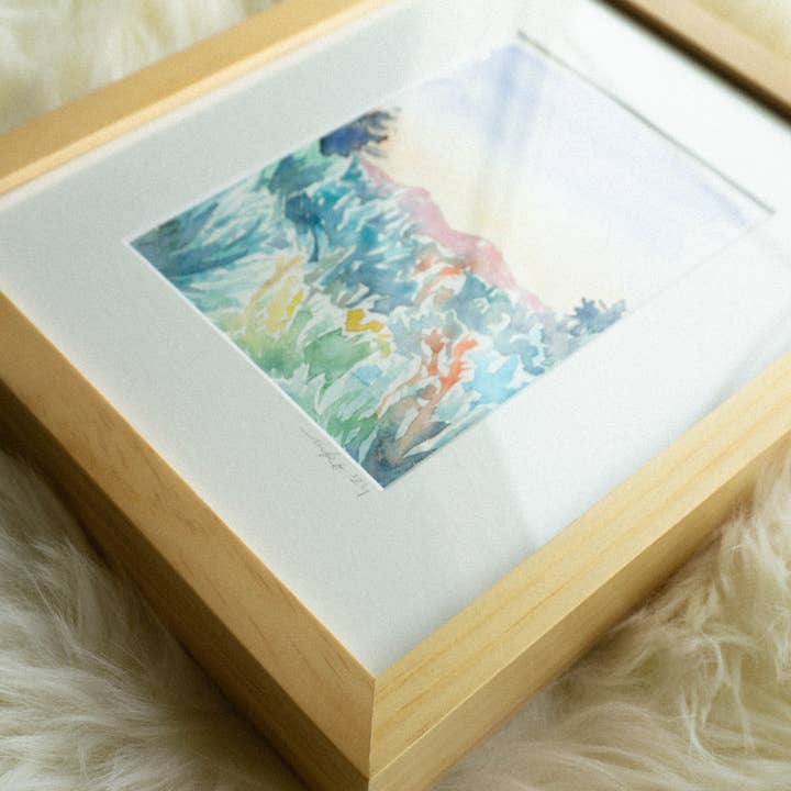 Mel K. Olrich Art - Wholesale Art Print - Southwest Colorado landscape with wildflowers and sagebrush4