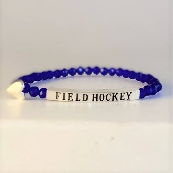 Sports love bracelets FIELD HOCKEY for wholesale by METAL MONK