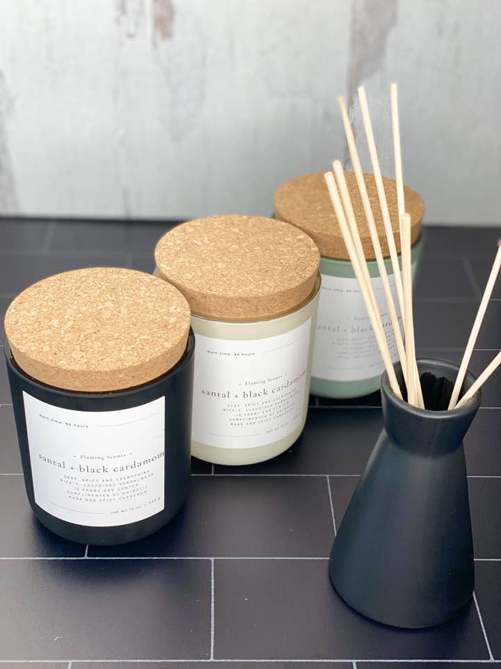 Santal + zwarte kardemom voor wholesale door Flaming Scents