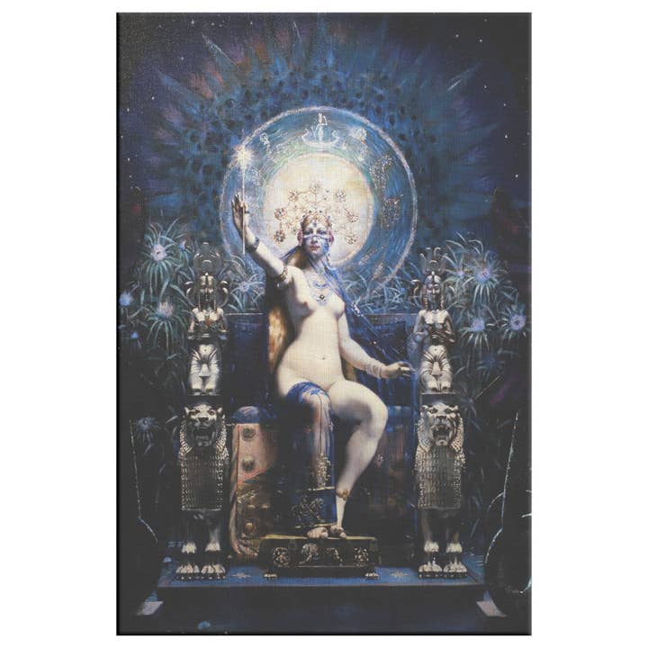 "Circe" by Louis Chalon Rectangle Canvas Wrap for wholesale by Bleak Boutique