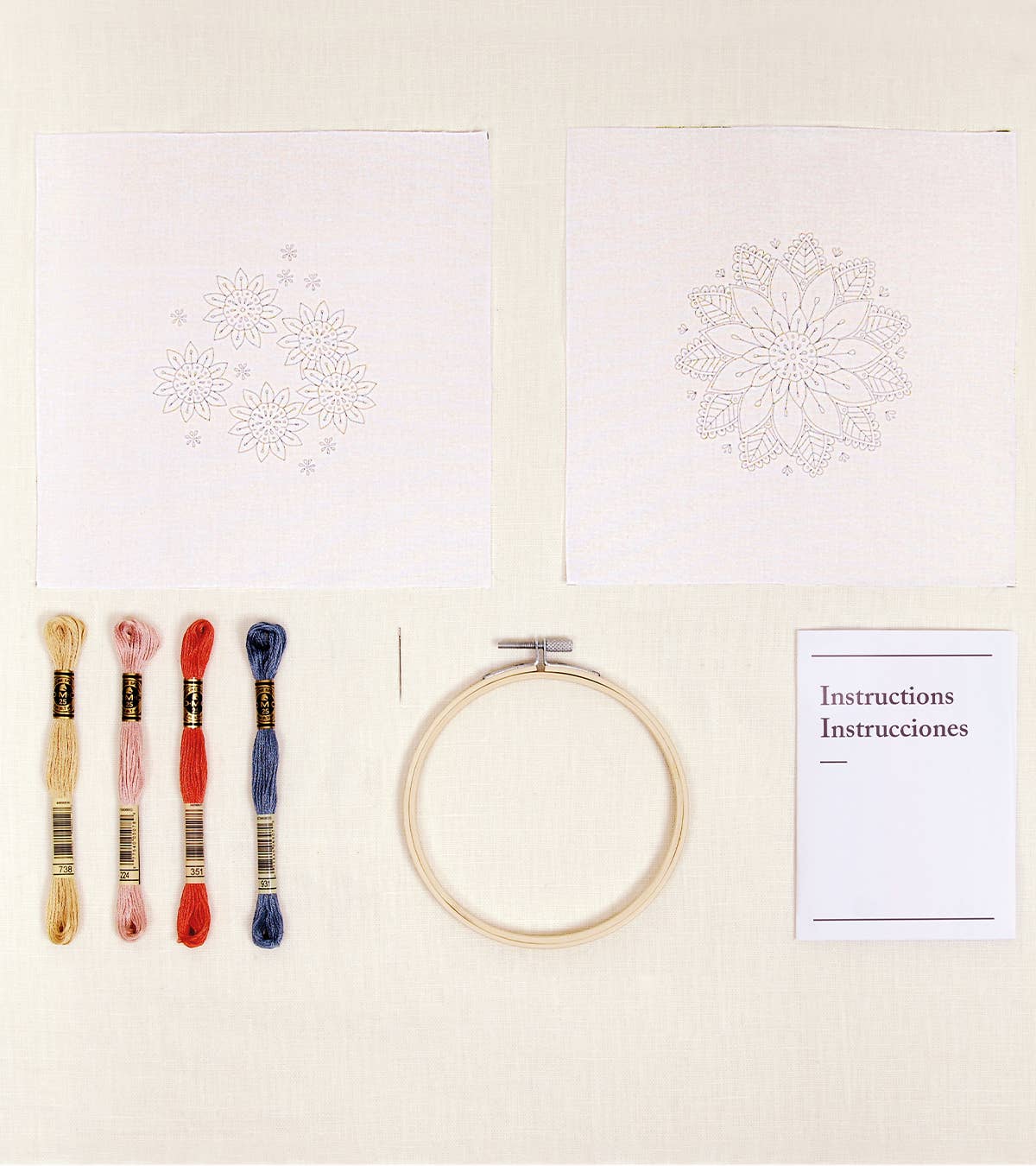 DMC - Vente Accessoire de broderie/point de croix - Kit de broderie DMC Mindful Mandala, article TB168S2