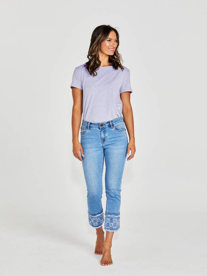 New London Jeans - Wholesale T-shirt – women's - Crew S Plain4