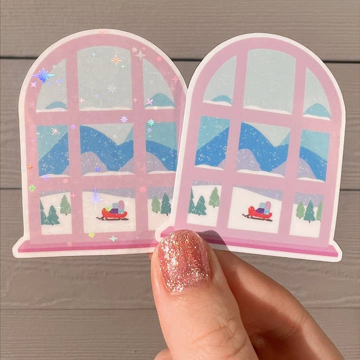 Winter Wonderland Window Sticker for wholesale by A Darling Daisy Design