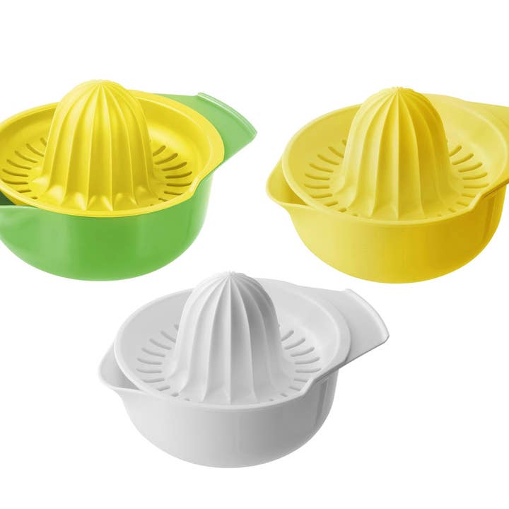 Spremiagrumi Fackelmann Colors Edition con contenitore per la vendita all'ingrosso da parte di Fackelmann