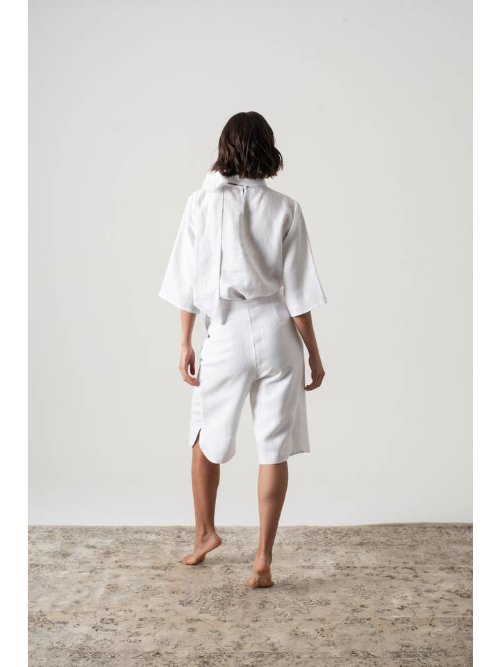 LUXMII - Wholesale Shorts – Women’s - Jager Bermuda Shorts White9