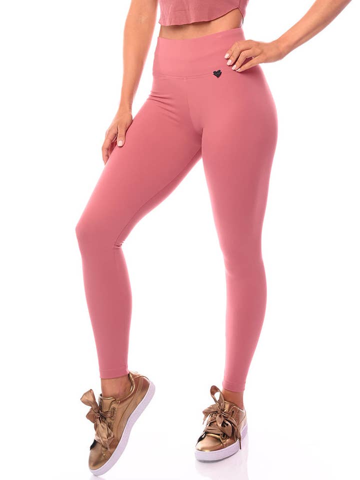 *Good Vibes - No Scrunch* (luxe geborstelde legging) voor wholesale door Guilty Love Club