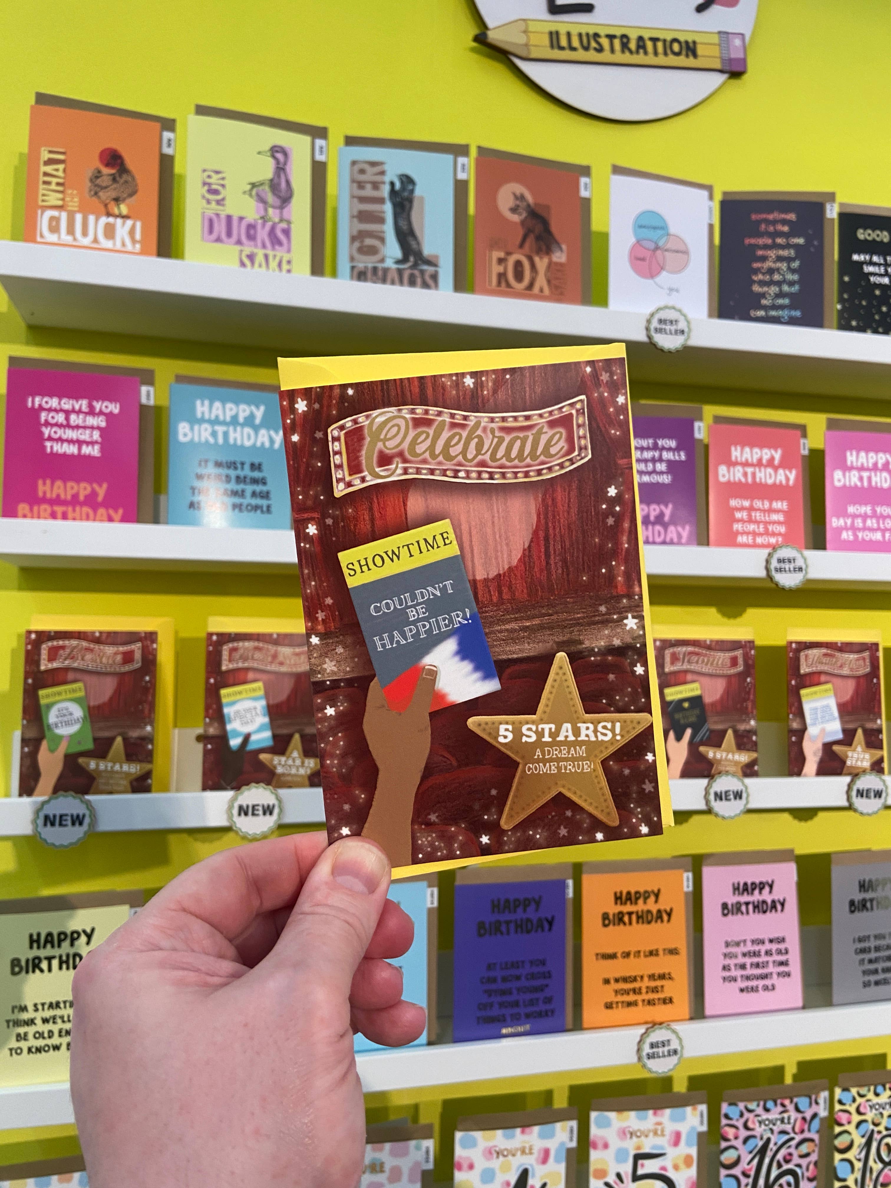 MarcoLooks – wholesale Congratulations card – Celebrate card (Showtime Collection, at the Theatre) - A61