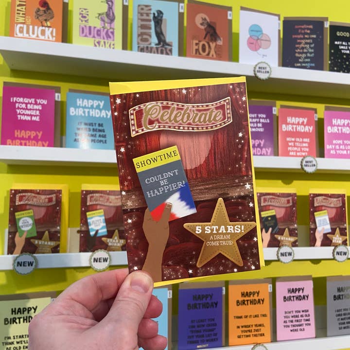 MarcoLooks – wholesale Congratulations card – Celebrate card (Showtime Collection, at the Theatre) - A61