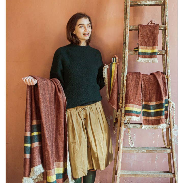 Libeco Home - Wholesale Throw Blanket - The Belgian Towel Fouta 110x180cm29