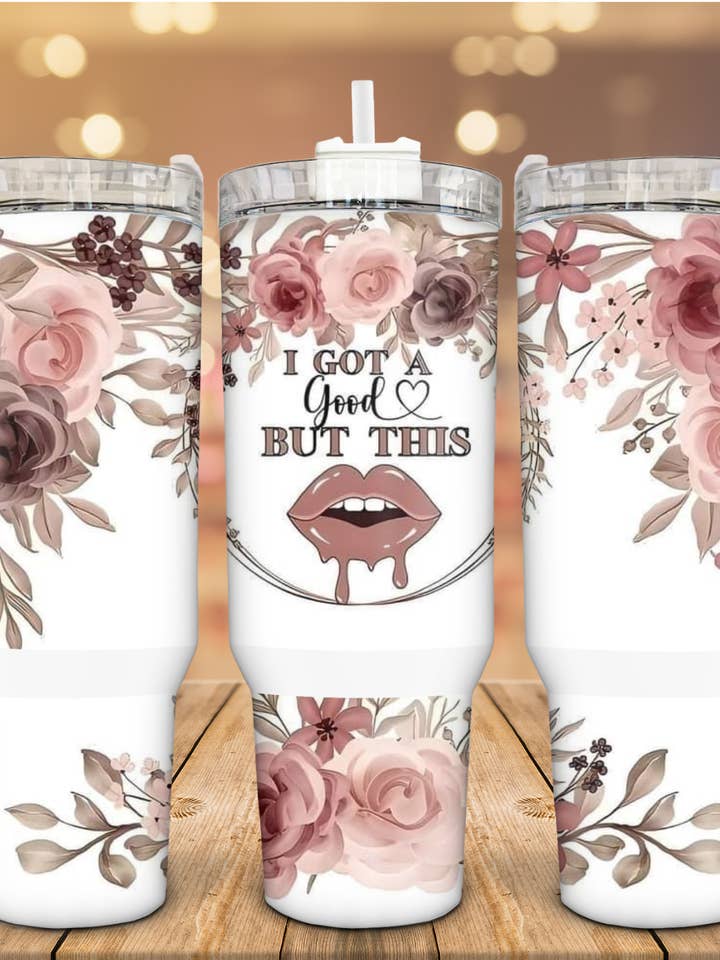 Bicchiere Got a Good Heart da 40 once per la vendita all'ingrosso da parte di Ambey's Craft Den