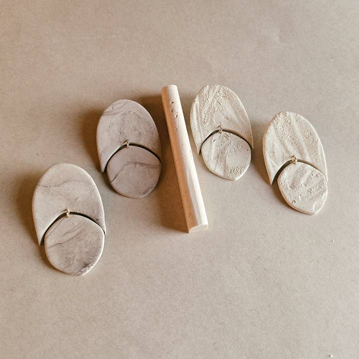 That Clay Girl Co. - Wholesale Dangle Earrings - Abstract Polymer Clay Earrings | Lightweight4