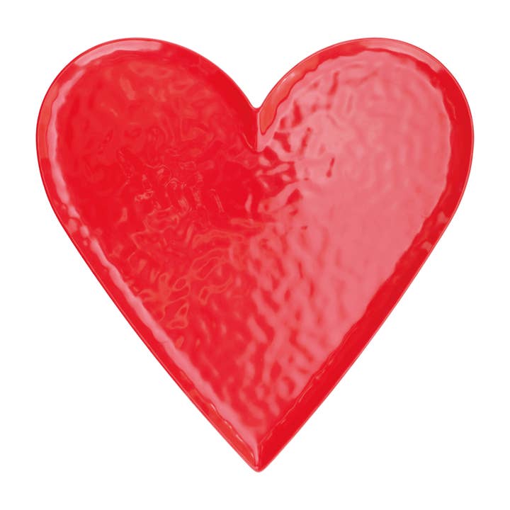 Heart 14" Melamine Serving Platter for wholesale by Supreme Housewares