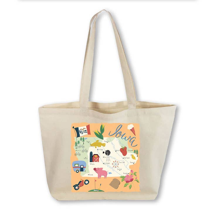 Works of Heart - Wholesale Tote Bag - Unisex - Home State Home: Canvas Totebag12